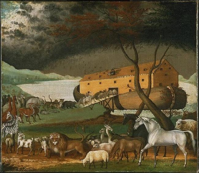 Edward Hicks Noah's Ark, oil painting image